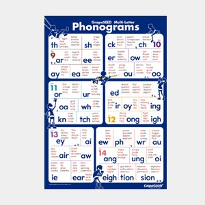 GrapeSEED Multi-Letter Phonogram Poster(10장)